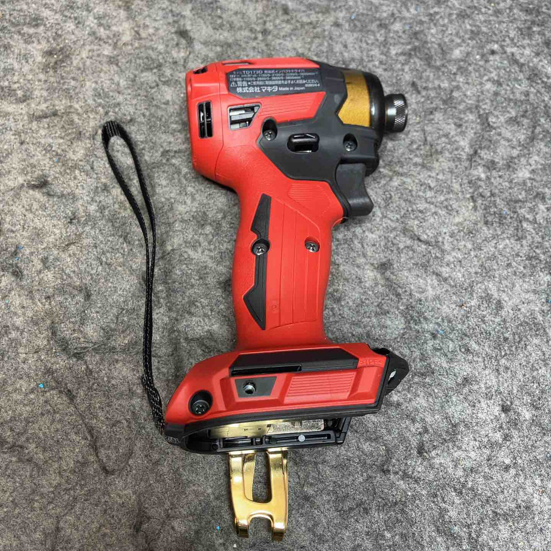 マキタ/makita 18V 充電式インパクトドライバー TD173DZPR 20周年限定色 プレミアムレッド 本体+ケース【桶川店】