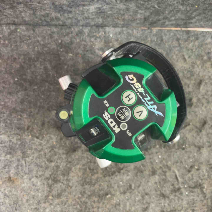 【現状品】◇ムラテックKDS グリーンレーザー墨出し器 ATL-45G スーパーレイ ACアダプタ、受光器付。未校正【鴻巣店】