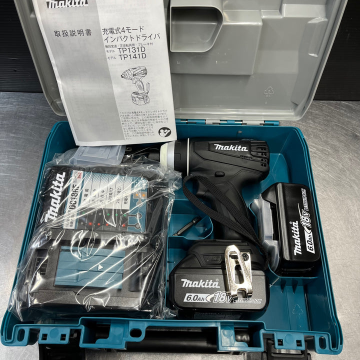 【未使用(店頭展示品)】★マキタ(makita) コードレス4モードインパクトドライバー TP141DRGXB【東大和店】