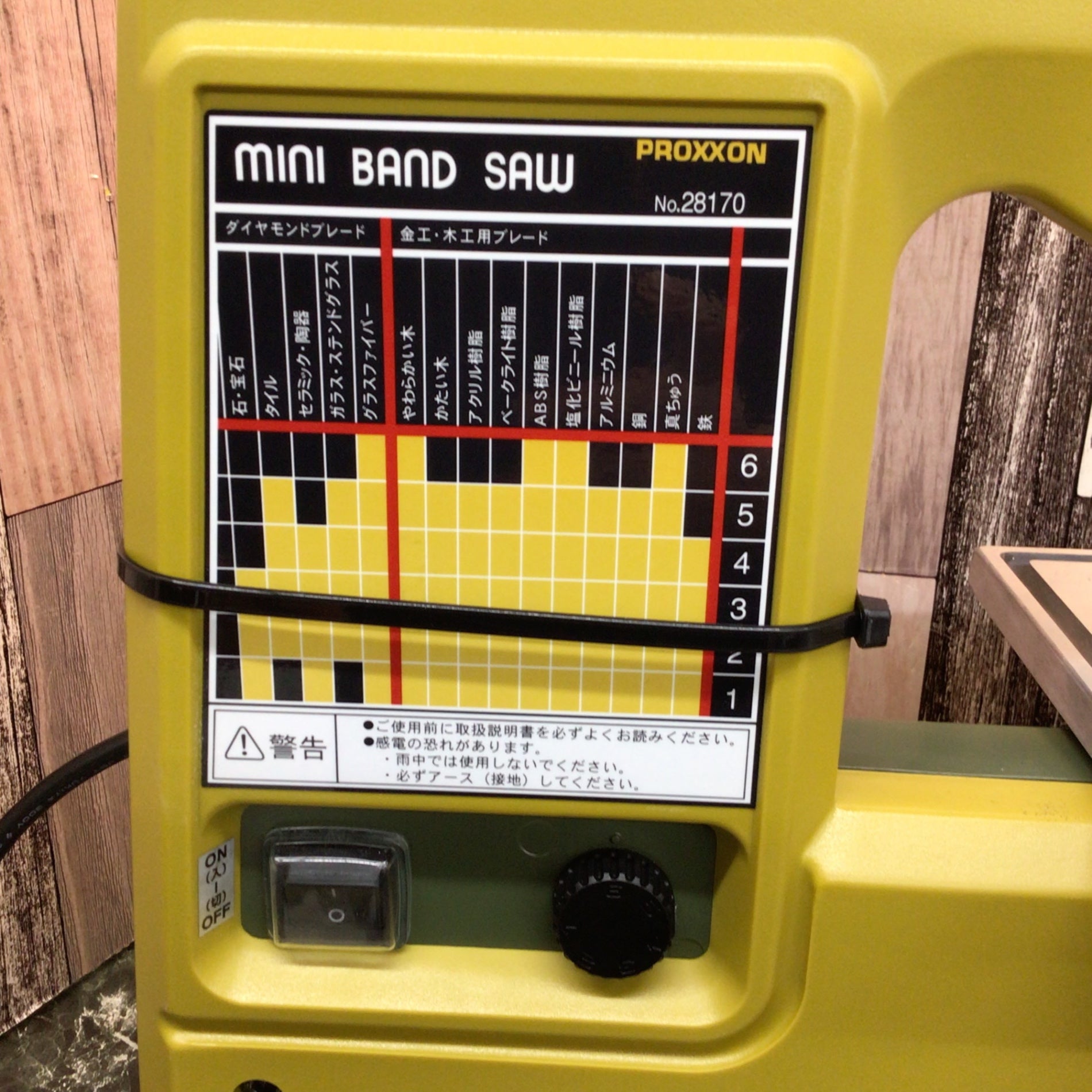 PROXXON ミニバンドソー No.28170【八潮店】 – アクトツールオンライン