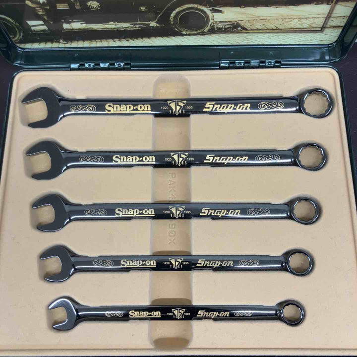 【中古美品】Snap-on(スナップオン) 75周年記念限定コンビレンチセット OEX705BANVX(PAK202660) インチサイズ【東大和店】
