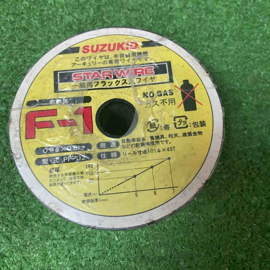 【未使用品(店頭展示品)】スター電器 半自動用ワイヤ 軟鋼 0.8kg PF-01×2・PF-02 計3個セット【岩槻店】