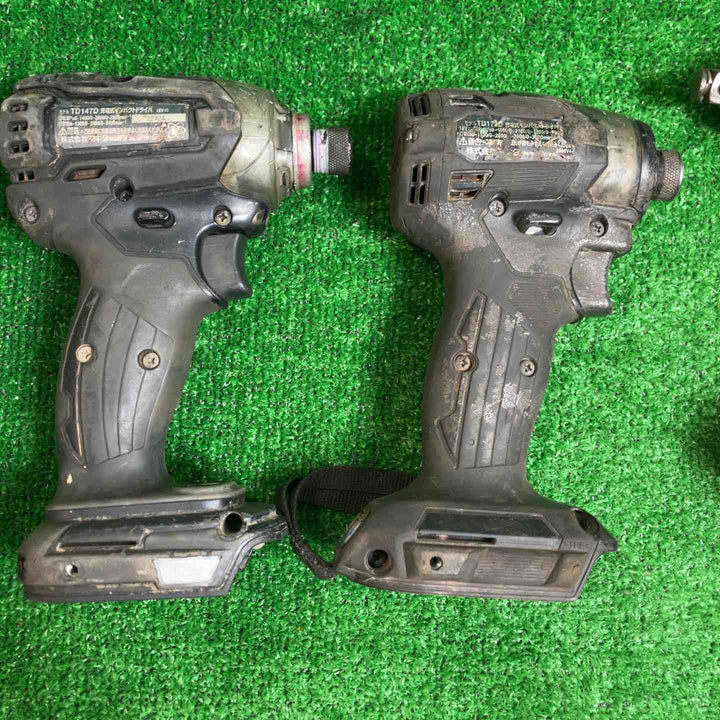 【ジャンク品まとめ売り】　マキタ　インパクトドライバー・インパクトレンチ　4台セット　TW258DZ・TD173DZB・TD147DZB【川崎店】
