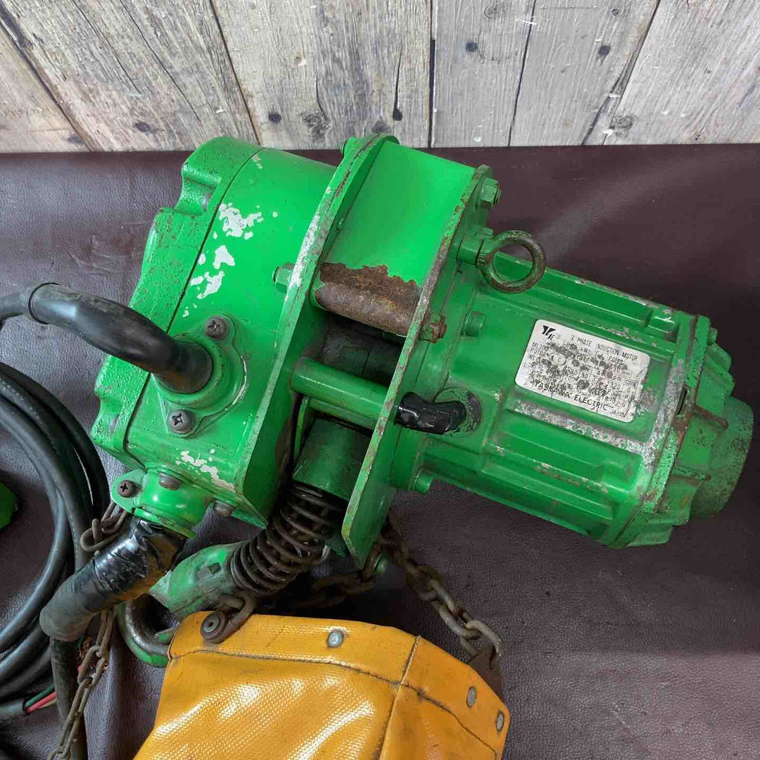 【中古品/店頭受取り限定】フタバ(FUTABA) 二葉製作所 電動チェーンブロック FS-ML 揚程3ｍ 200Ｖ【東大和店】