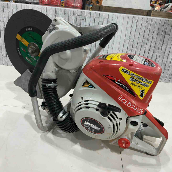 新ダイワ エンジンカッター 集塵タイプ【ターボクリーン】 ECLD7412S-CD【川口店】