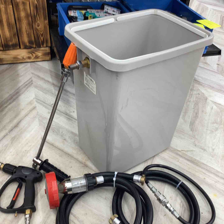 【店頭受取り限定】トハン　TOHAN 高圧洗浄機　TJ-1513RO　30ｍ高圧ホースリール　ホース各種　ガン2丁14MPaしか上がらず【越谷店】