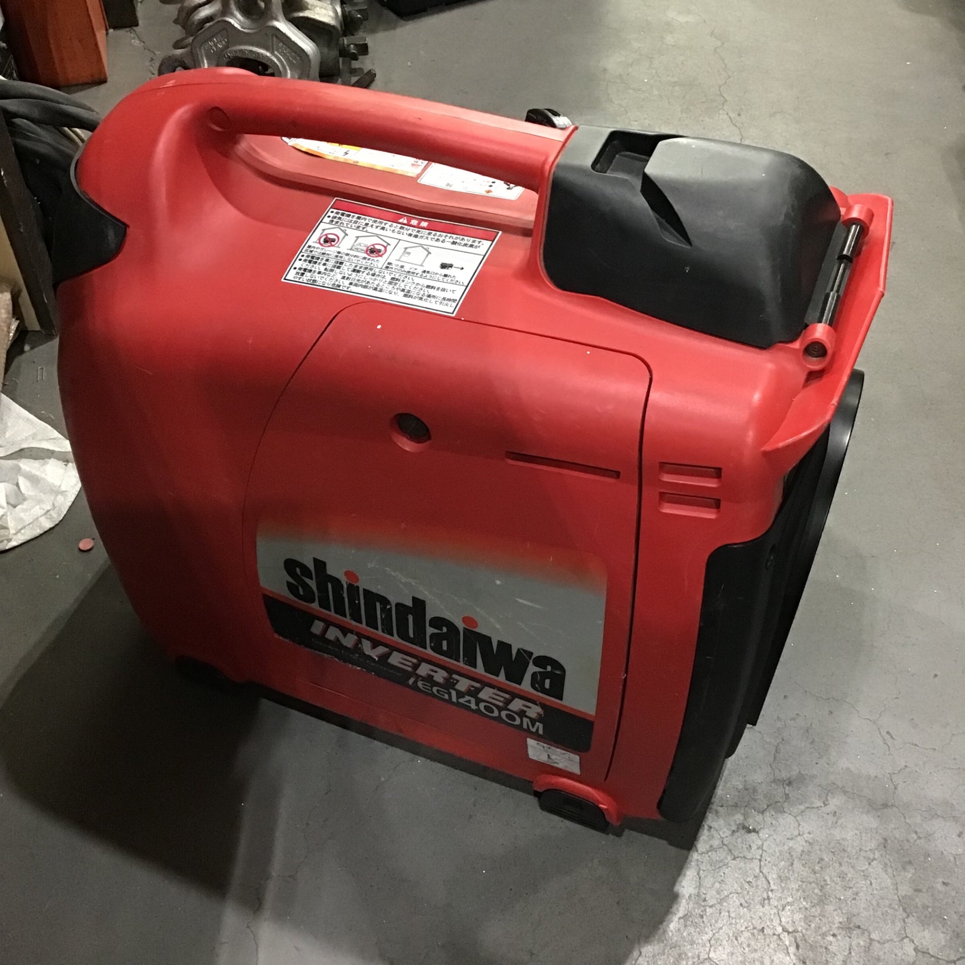 店頭受取り限定】〇新ダイワ ガソリン発電機 【IEG1400M-R】【川口店