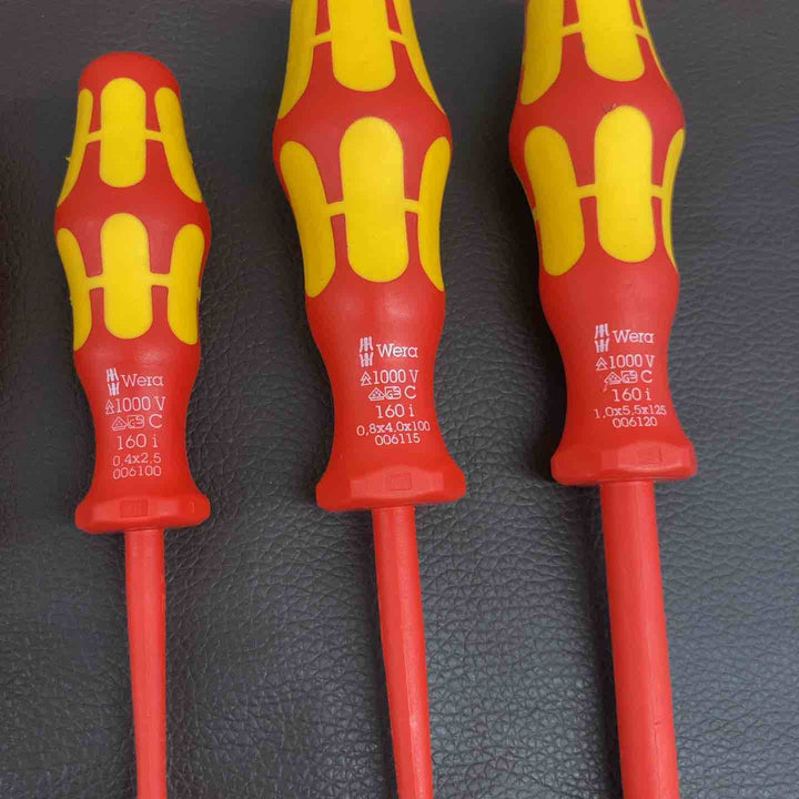 【中古美品】 WERA 絶縁ドライバーセット 160A 160iｘ4・160isｘ1・162iｘ2・167iｘ3 全9本 電工 1000V ブランド 工具 【東大和店】