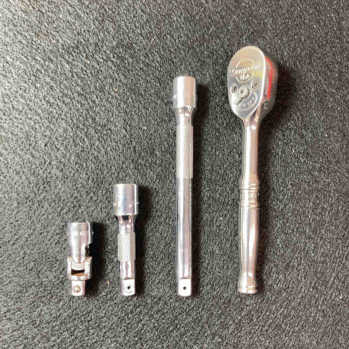 【中古品】Snap-on(スナップオン) TM830 1/4 ラチェットハンドル ソケット 17点セット【東大和店】