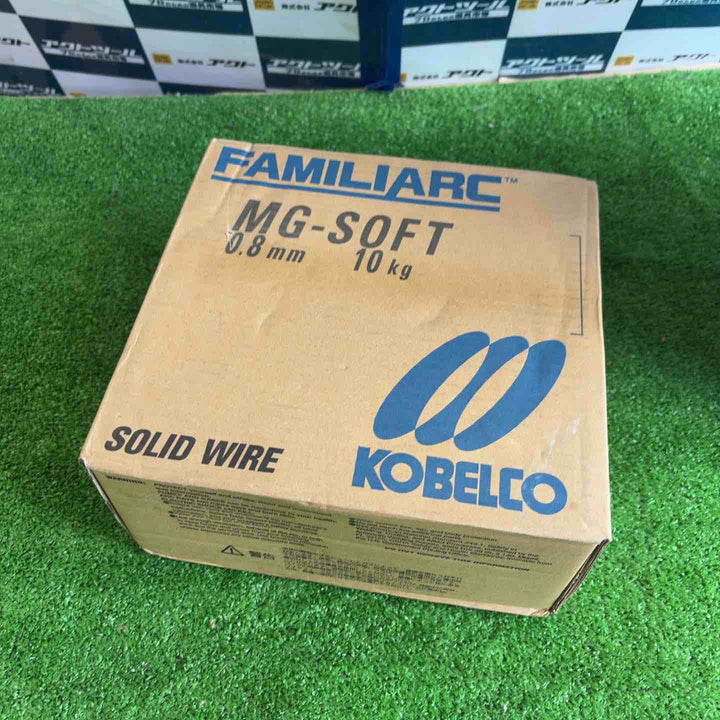 ◇KOBELCO 神戸製鋼所 ソリッド溶接ワイヤー MG-SOFT 0.8mm 10kg【草加店】