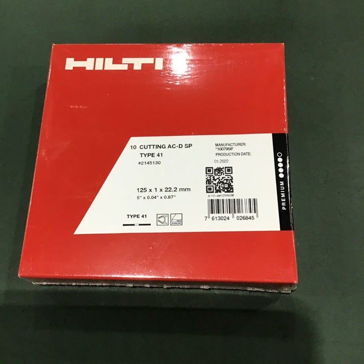 HILTI 切断砥石 AC-D ＃2145130 125mm 60枚 【川口店】