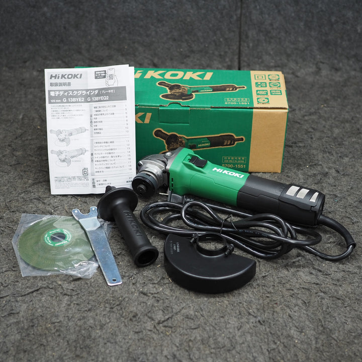 【未使用品】ハイコーキ/HIKOKI 125mmブレーキ付き電子ディスクグラインダ  G13BYE2 【鴻巣店】