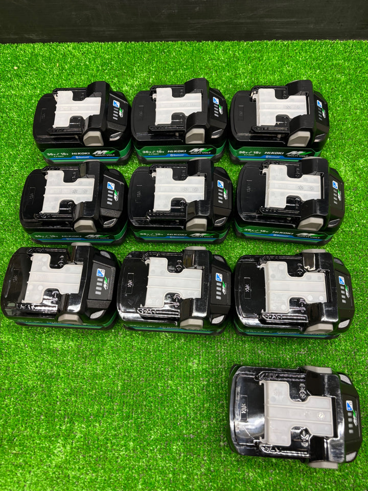 【未使用品】ハイコーキ(HIKOKI ※旧:日立工機) リチウムイオンバッテリー 36V/2.5Ah BSL36A18BX 10個【電材館越谷店】