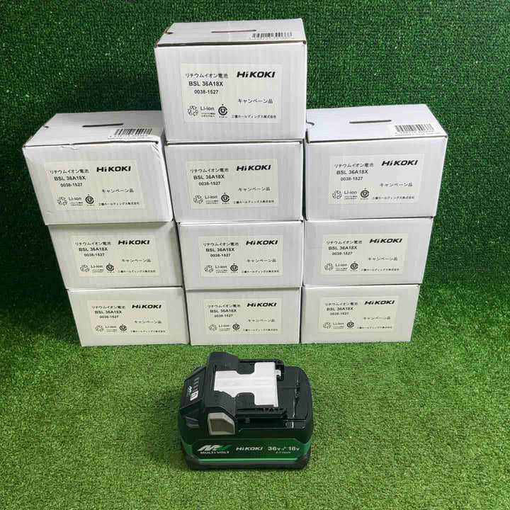 【未使用品】【10個セット】ハイコーキ(HIKOKI)リチウムイオンバッテリー BSL36A18X 36V/2.5Ah【藤沢店】