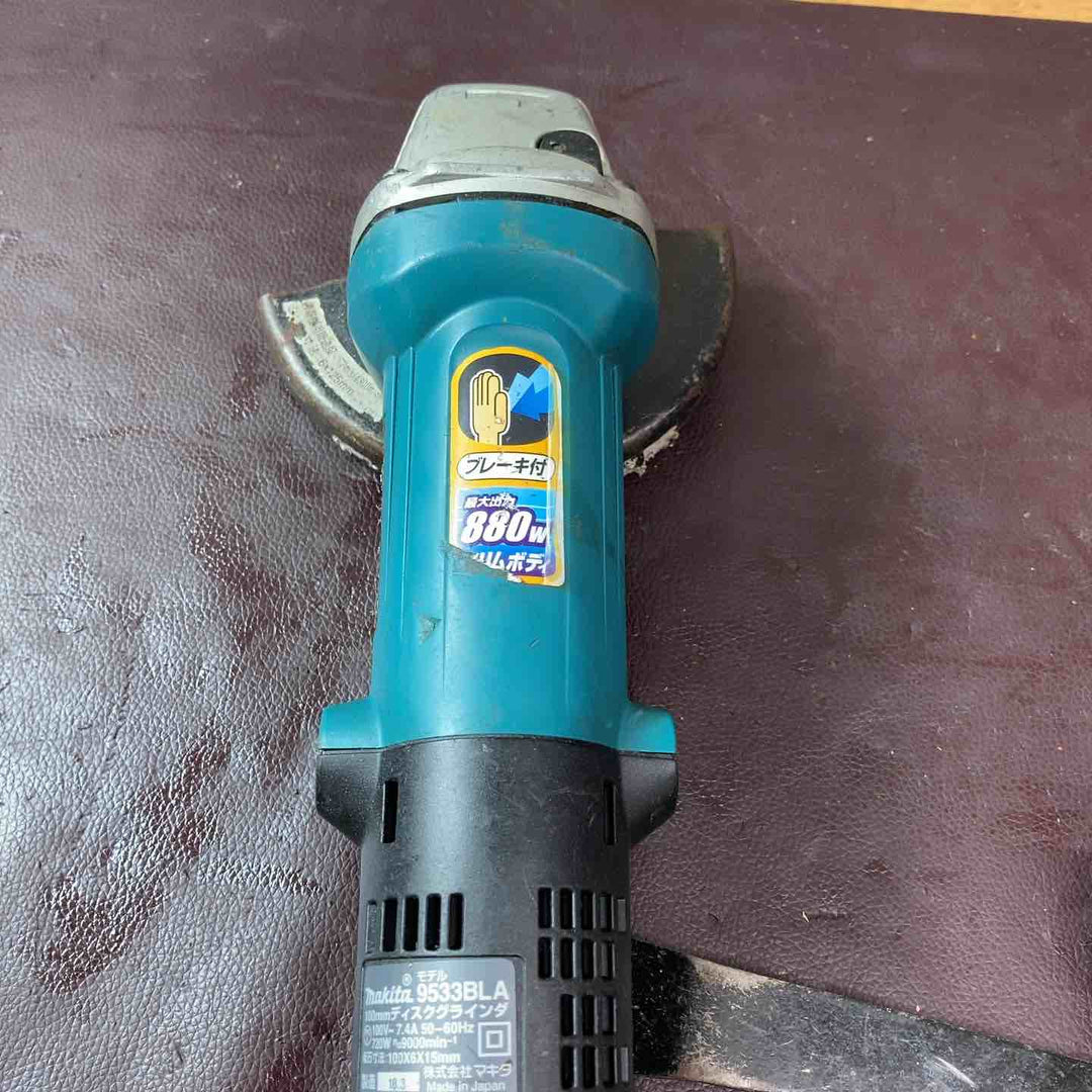 【中古品】マキタ(makita) ディスクグラインダ 低速高トルク ブレーキ付 100mm 9533BLA【東大和店】