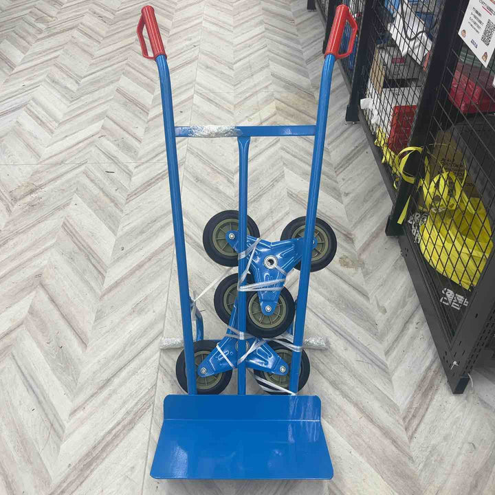 ◇スチール三輪階段昇降機 青 耐荷重180kg 段差 22cm 220mm　【越谷店】