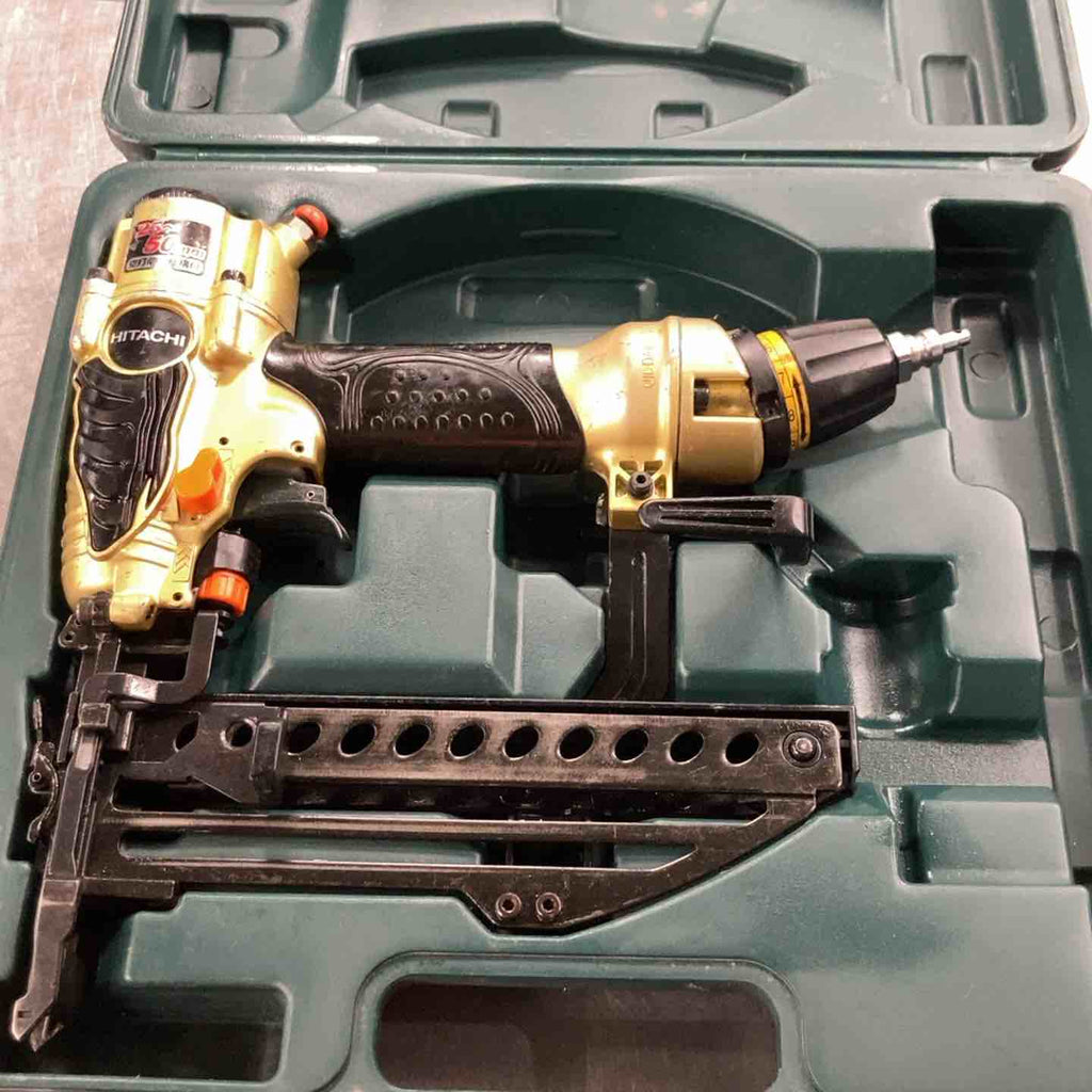 中古】ハイコーキ(HIKOKI ※旧:日立工機) 高圧フロアタッカ N5004HMF