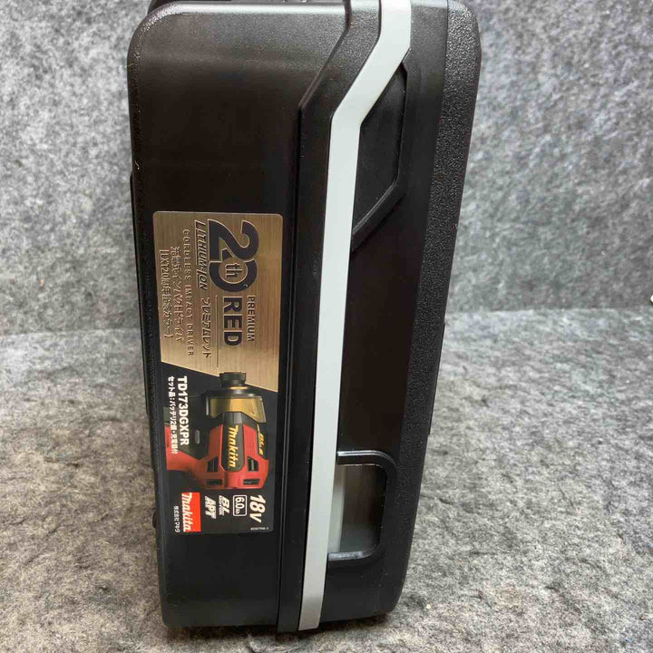 マキタ/makita 18V 充電式インパクトドライバー TD173DZPR 20周年限定色 プレミアムレッド 本体+ケース【桶川店】
