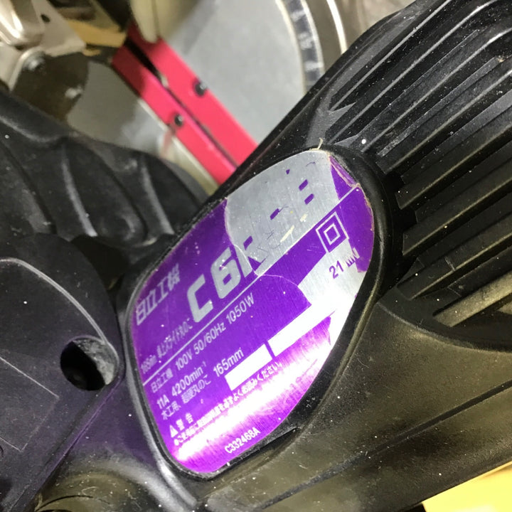 【中古品・新品刃取付済み！】日立工機(HITACHI) 卓上スライド丸のこ C6RSB【桶川店】