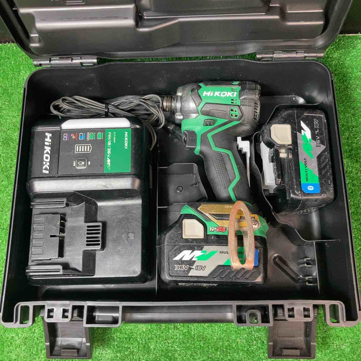 ★ハイコーキ(HIKOKI ※旧:日立工機) コードレスインパクトドライバ WH36DC(2XPS)(L) Bluetooth対応電池【岩槻店】