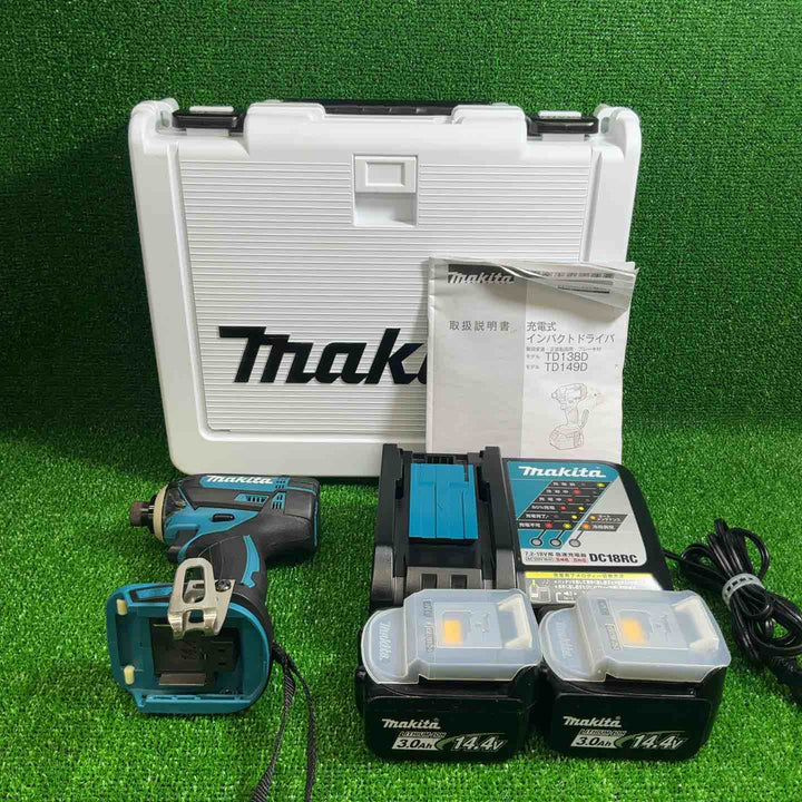 【中古品】マキタ(makita) コードレスインパクトドライバー TD138DRFX【藤沢店】