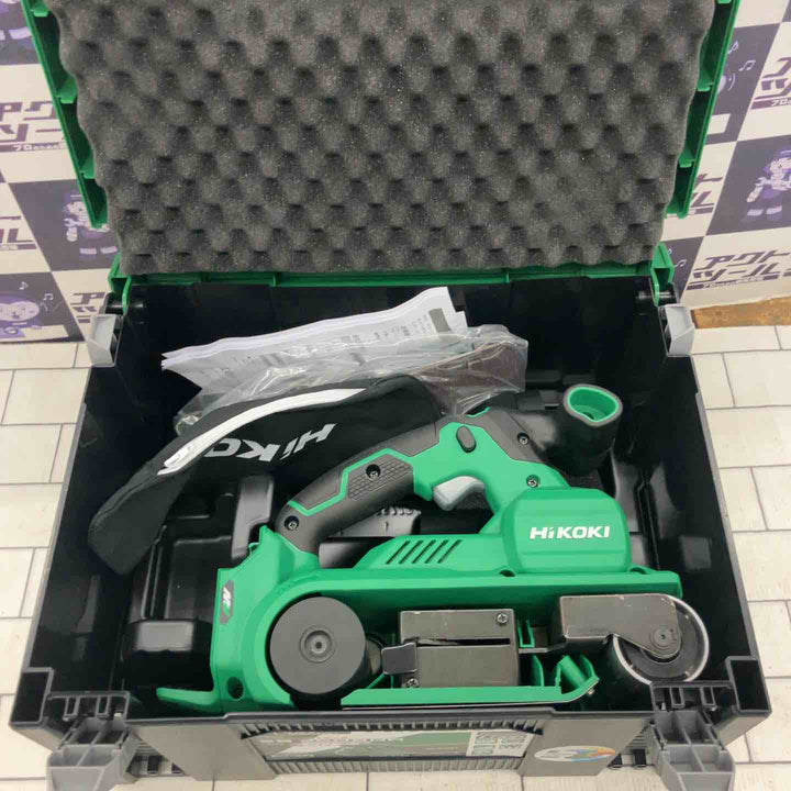 ★ハイコーキ(HIKOKI ※旧:日立工機) コードレスベルトサンダー SB3608DA(NN)システムケース付き【所沢店】