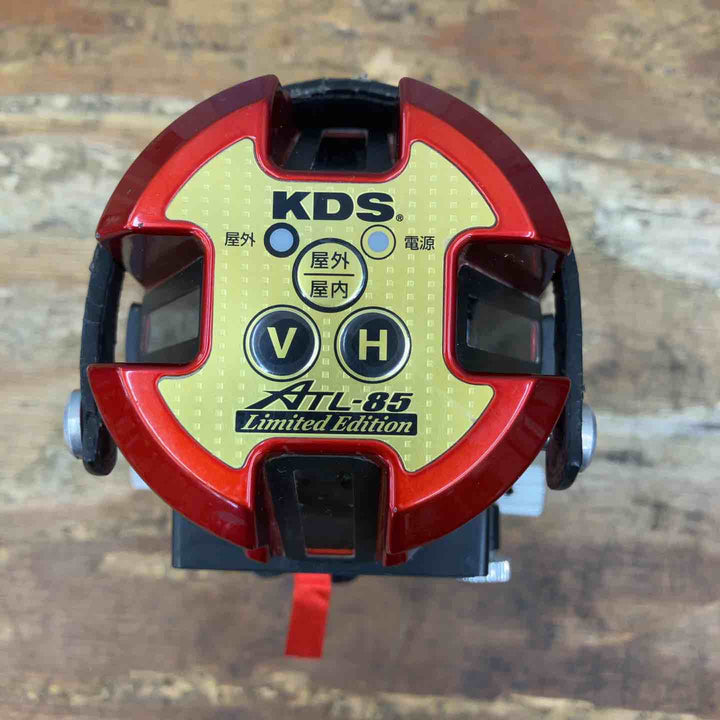 【中古品】☆KDS レーザー墨出し器 ATL-85 赤色 フルライン 受光器付き【柏店】