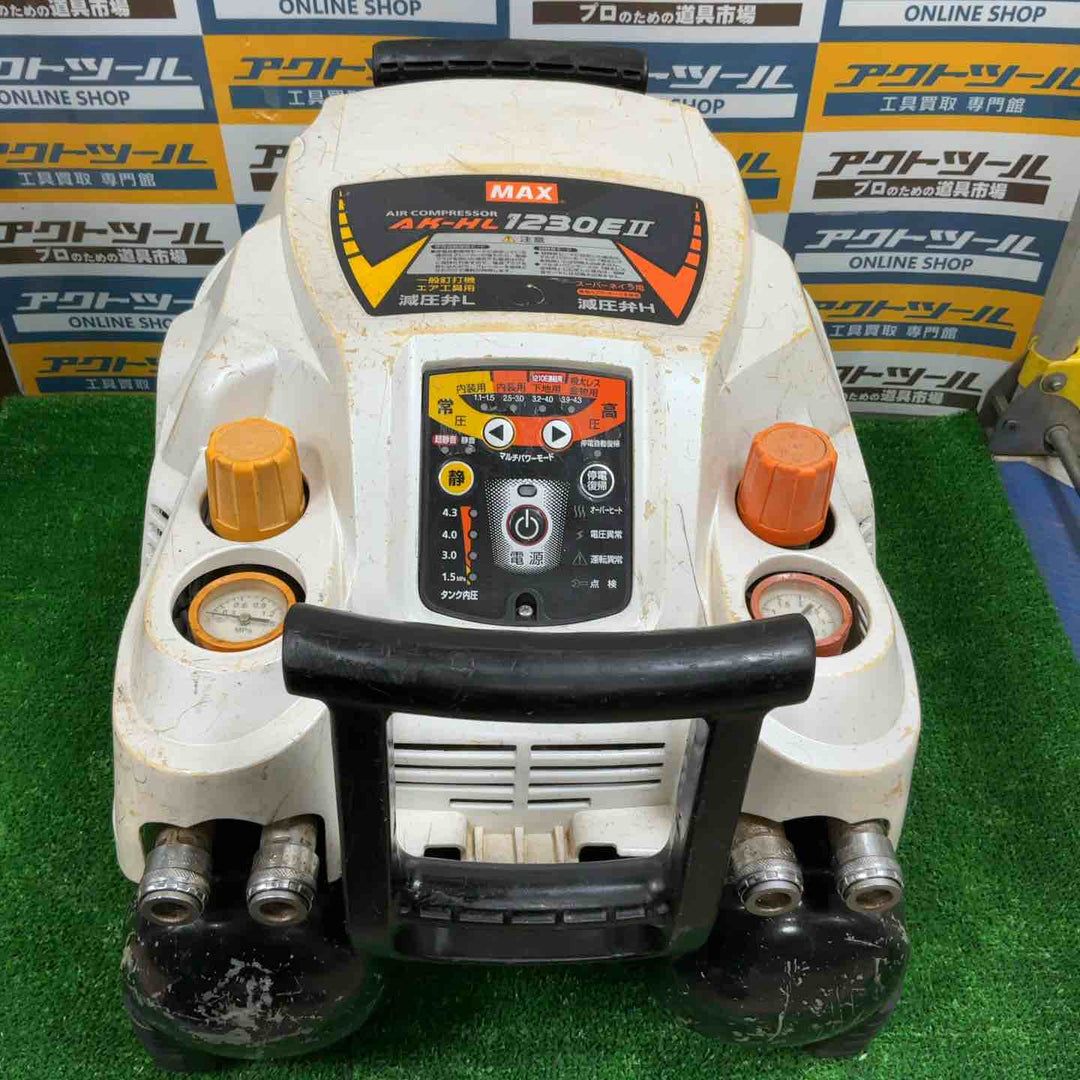 マックス 高圧エアーコンプレッサー AK-HL1230E2 クールホワイト【草加店】