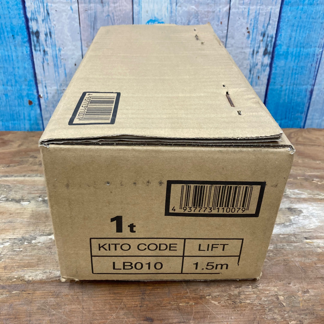 ○キトー(KITO) レバーブロック LB010 定格荷重1t 標準揚程1.5ｍ 剥がした跡あり【柏店】