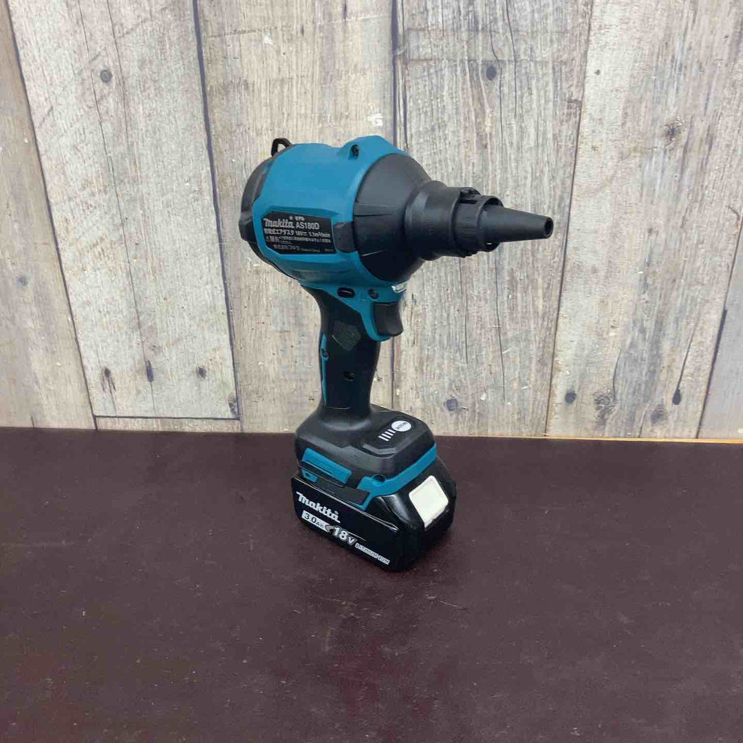 【中古美品】 マキタ(makita) コードレスエアダスタ AS180DZ バッテリー1個付属 【東大和店】