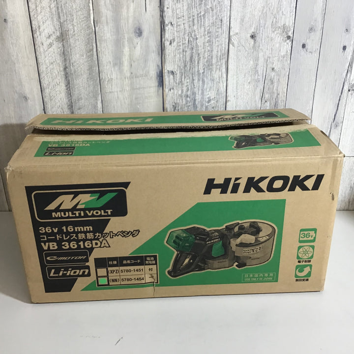 【未使用品】★送料無料★ハイコーキ HIKOKI 40V 16mm コードレス鉄筋カットベンダ VB3616DA(NN) 本体のみ【戸田店】