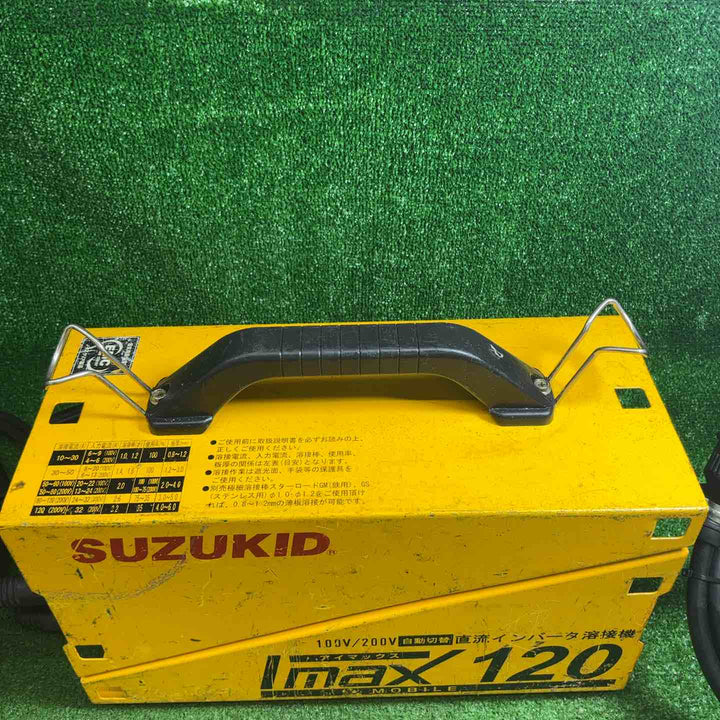 【中古品】 スズキッド (SUZUKID) 直流インバータ溶接機 IMAX120(SIM-120)【藤沢店】