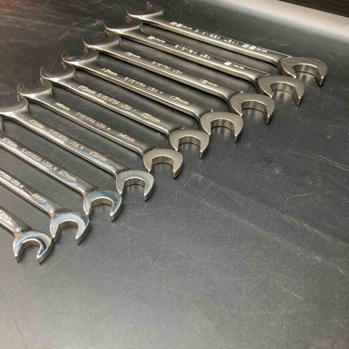 スナップオン(Snap-on) アングルヘッドスパナ SVSM10A-22A 合計10本セット 10ｍｍ-22ｍｍ【川越店】