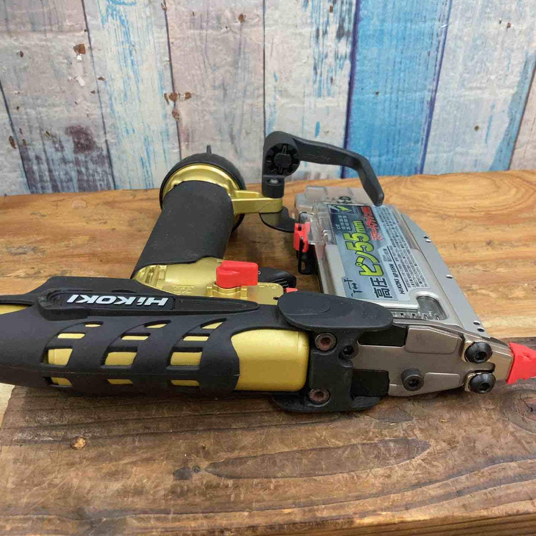 【中古美品】★ハイコーキ(HIKOKI ※旧:日立工機) 高圧ピンネイラ NP55HM【柏店】