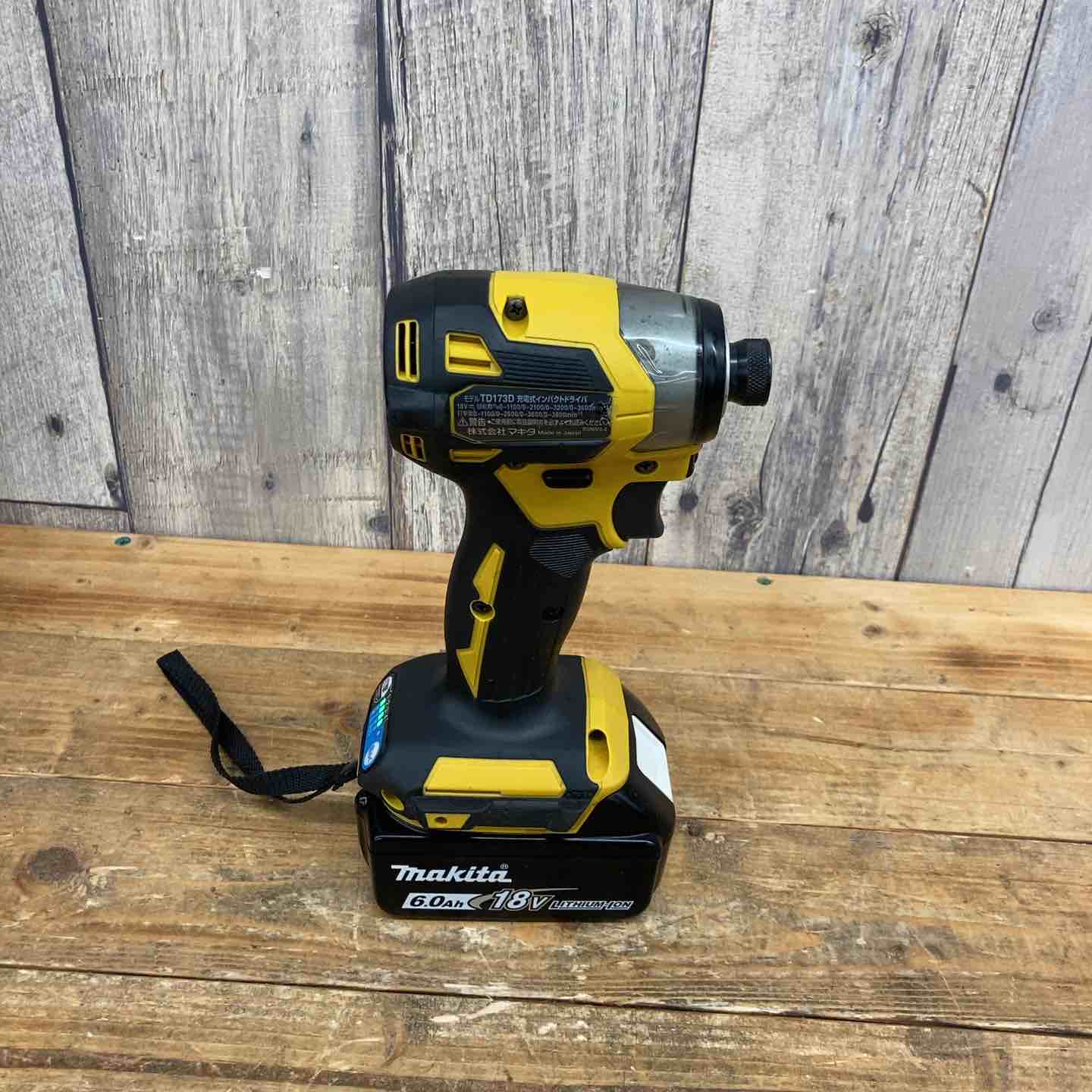 中古品】 マキタ(makita) コードレスインパクトドライバー TD173DGXFY 中古品】 マキタ(makita) コードレスインパクトドライバー TD173DGXFY