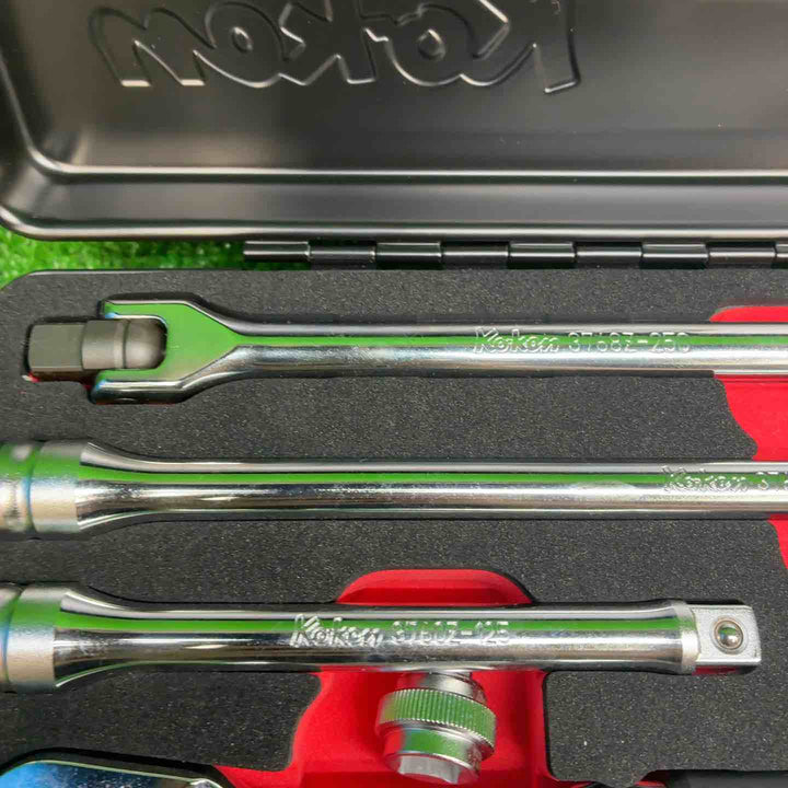 【美品】Ko-ken 3286Z Z-EAL 3/8" (9.5mm)差込 ソケットレンチセット 21ヶ組 3286Z【藤沢店】
