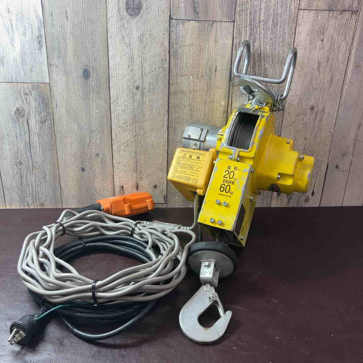 【中古品】トーヨーコーケン(TKK) 電動ウインチ(ワイヤー) ベビーホイスト BH-N320【東大和店】