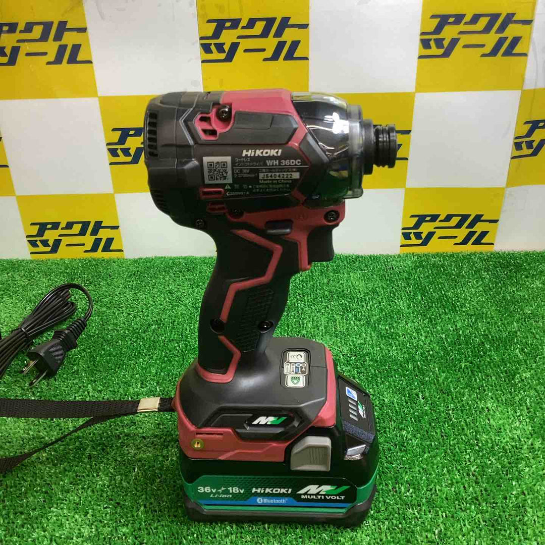 ◇ハイコーキ(HIKOKI ※旧:日立工機) コードレスインパクトドライバー フレアレッド  WH36DC(2XPRSZ)【越谷店】