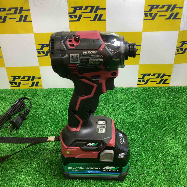 ◇ハイコーキ(HIKOKI ※旧:日立工機) コードレスインパクトドライバー フレアレッド  WH36DC(2XPRSZ)【越谷店】