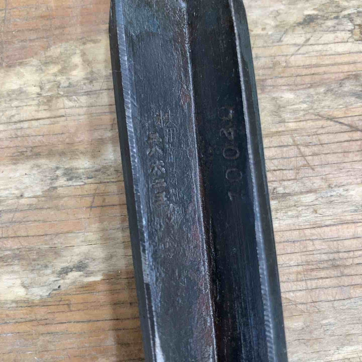 【中古品】　「義永」銘 角型鑿 L字 和工具 大工道具【柏店】
