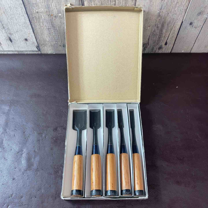 【中古品】左貞弘 鑿(のみ) 5点セット 大工道具 骨董品 他【東大和店】