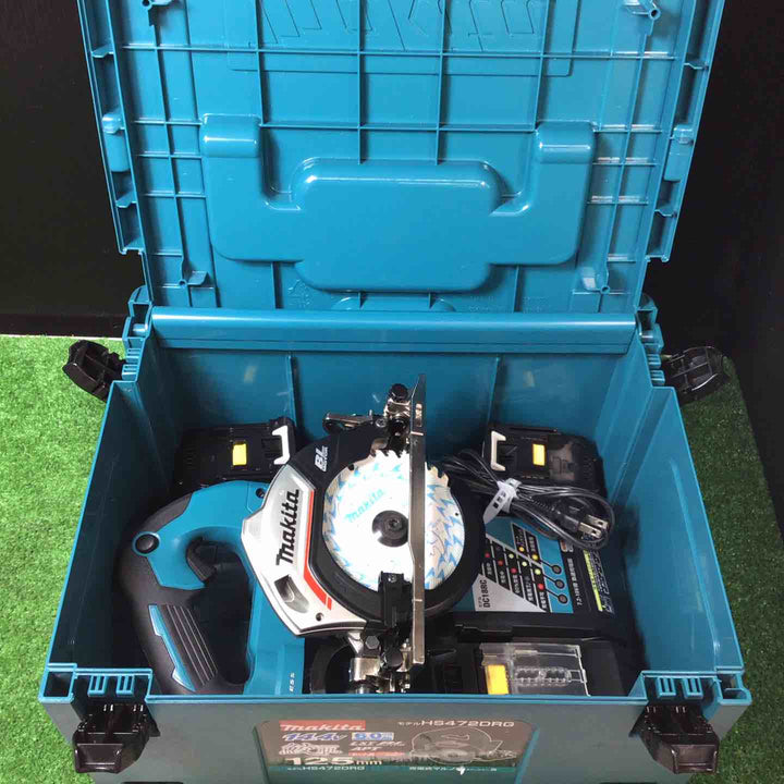【美品】★マキタ(makita) コードレス丸のこ HS472DRG バッテリー14.4V 6.0Ah/3.0Ah 1個ずつ付き！【岩槻店】