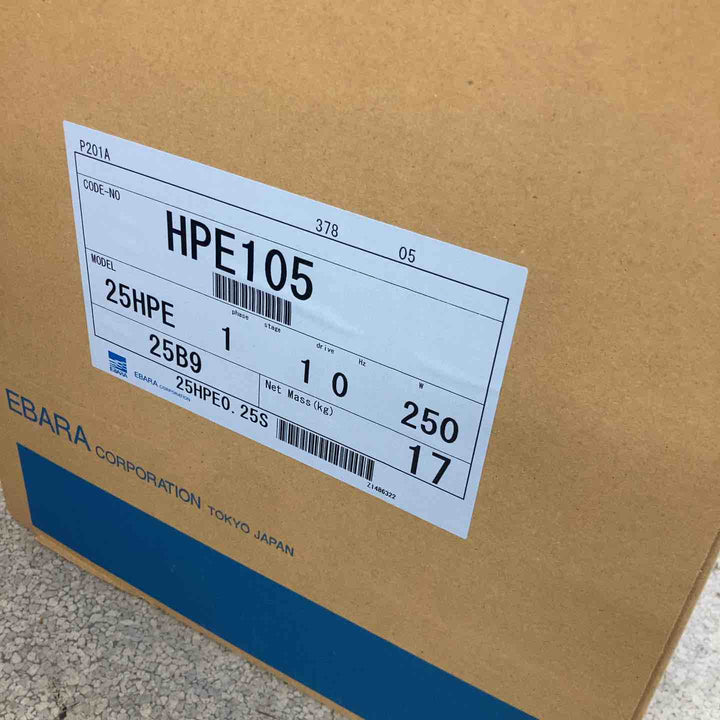 ★エバラポンプ(荏原製作所) 浅井戸用インバータポンプ 25HPE0.25S HPE105 フレッシャーミニ【八潮店】