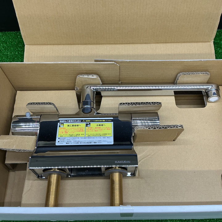 【未使用品】カクダイ サーモスタットシャワー混合栓デッキ 175-022【電材館越谷店】