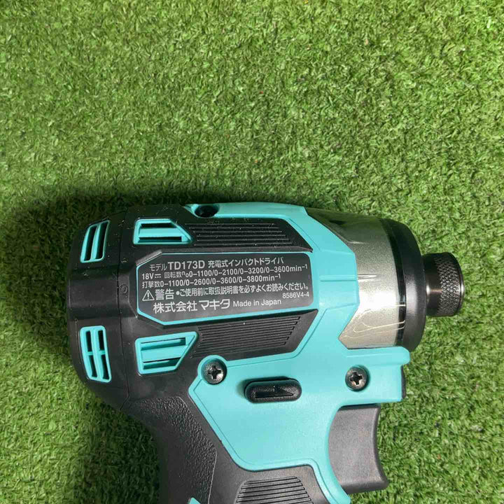 【本体＋ケース】マキタ(makita) 18Vコードレスインパクトドライバ TD173DGXTB ターコイズブルー【藤沢店】