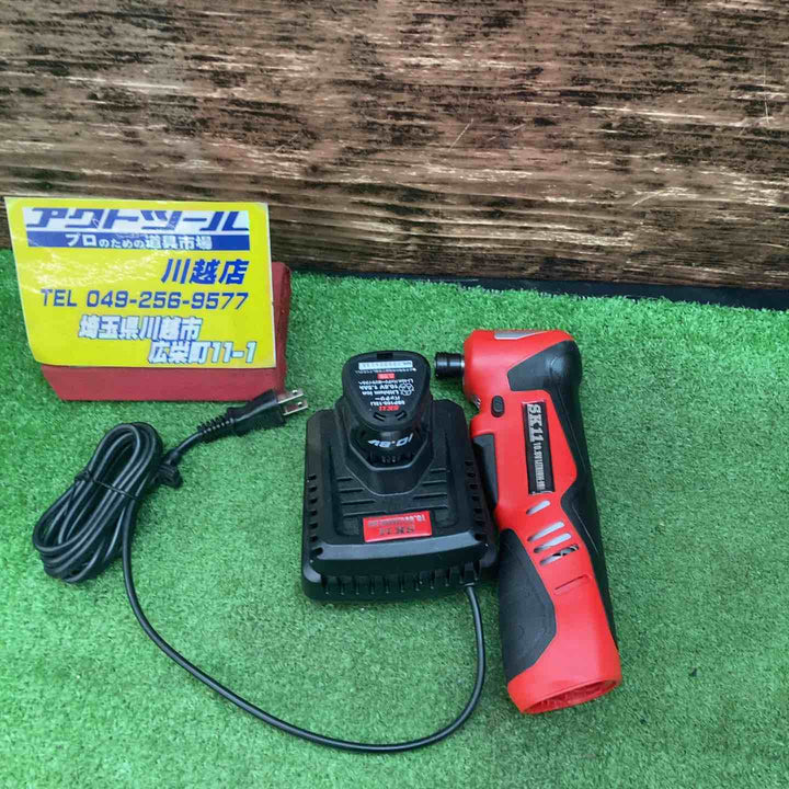 SK11 10.8V コードレスアングルインパクトドライバー SAID-108V-15RL バッテリー1個(10.8V 1.5AH) 充電器付【川越店】