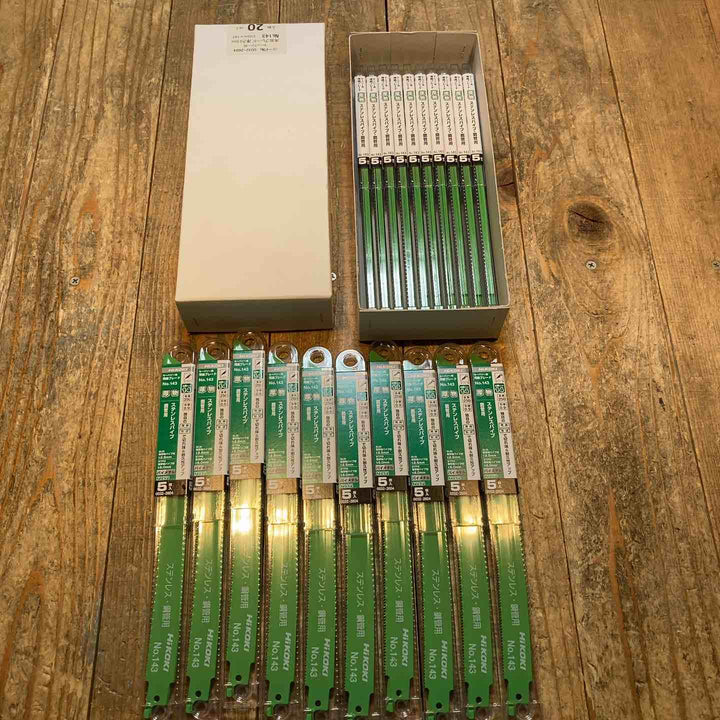 ◇ハイコーキ(HIKOKI ※旧:日立工機) 湾曲セーバーソーブレードNo.143(全長250ｍｍ)(5枚入*20セット)[100枚] 0032-2604【所沢店】