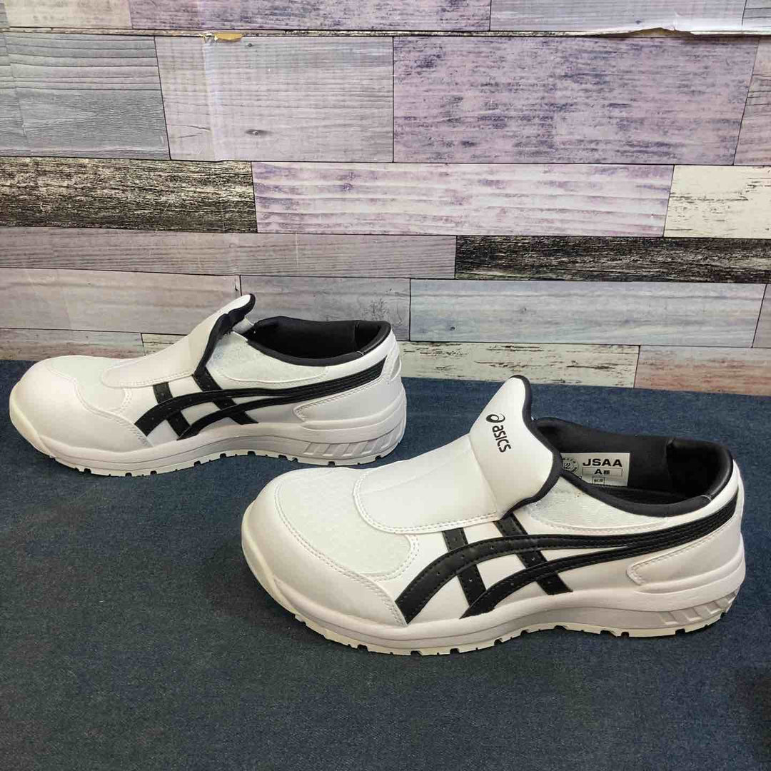 【未使用品】アシックス ASICS 安全靴 WINJOB CP211 SLIP-ON 26.0cm WHITE/BLACK【八潮店】