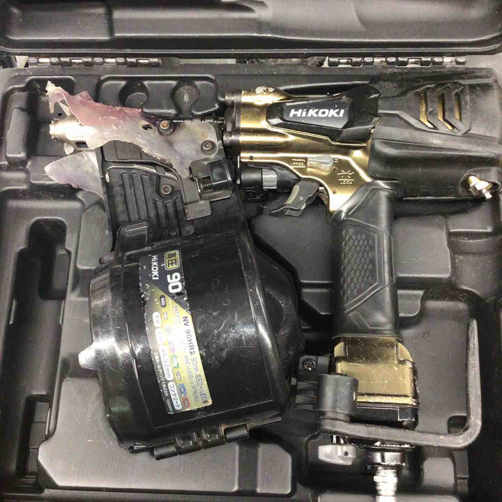 ★ハイコーキ(HIKOKI ※旧:日立工機) 高圧エア釘打ち機 NV90HR2(S)【戸田店】