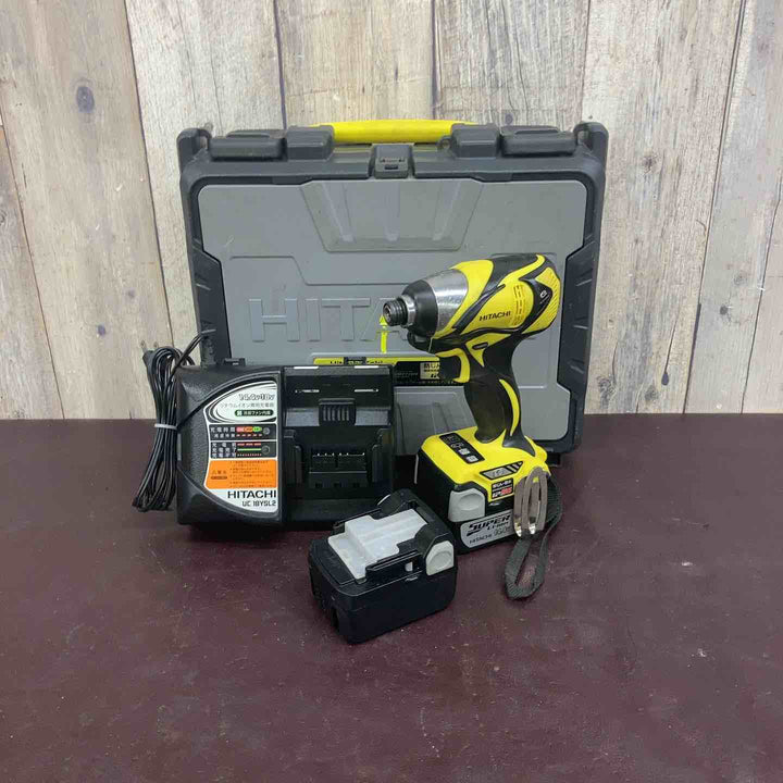 【中古品】 ハイコーキ(HIKOKI ※旧:日立工機) コードレスインパクトドライバー WH14DBAL2(2LSCK)(Y) 【東大和店】